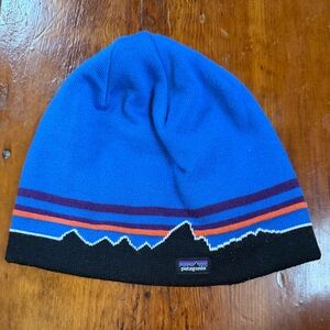Patagonia Beanie Hat - Classic Fitz Roy: Andes Blue - One Size nwot